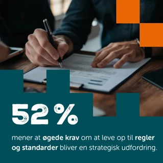 Slide 7: 52% anser forsyningssvigt som en kritisk risko – især i landområderne.